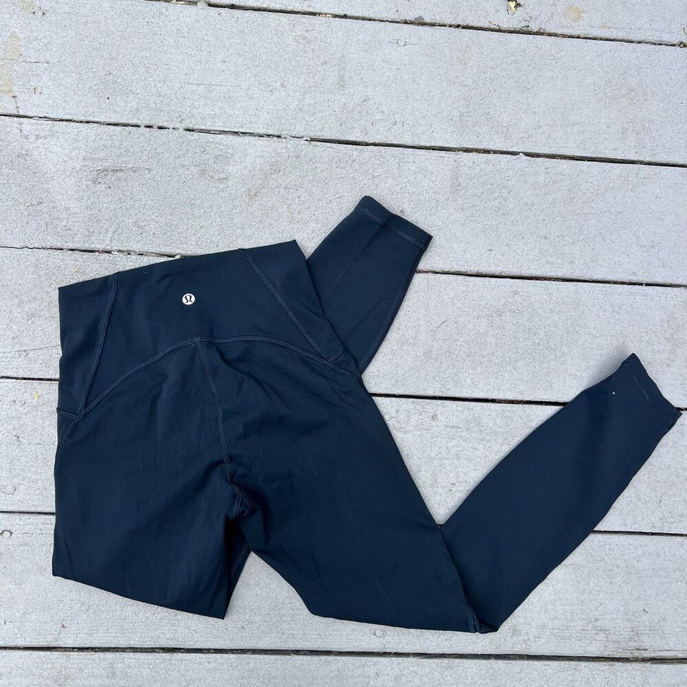 Lululemon Mesh High Rise Leggings Blue-Size 4